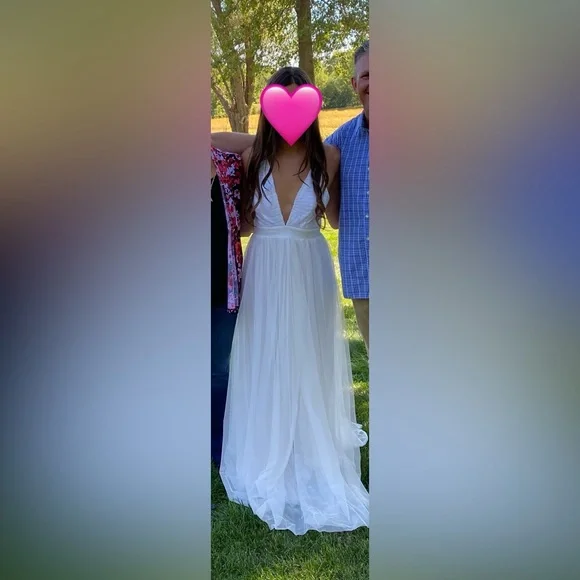 navy maxi bridesmaid dress Soul Fire V-Neck Maxi Dress Navy L main image 1